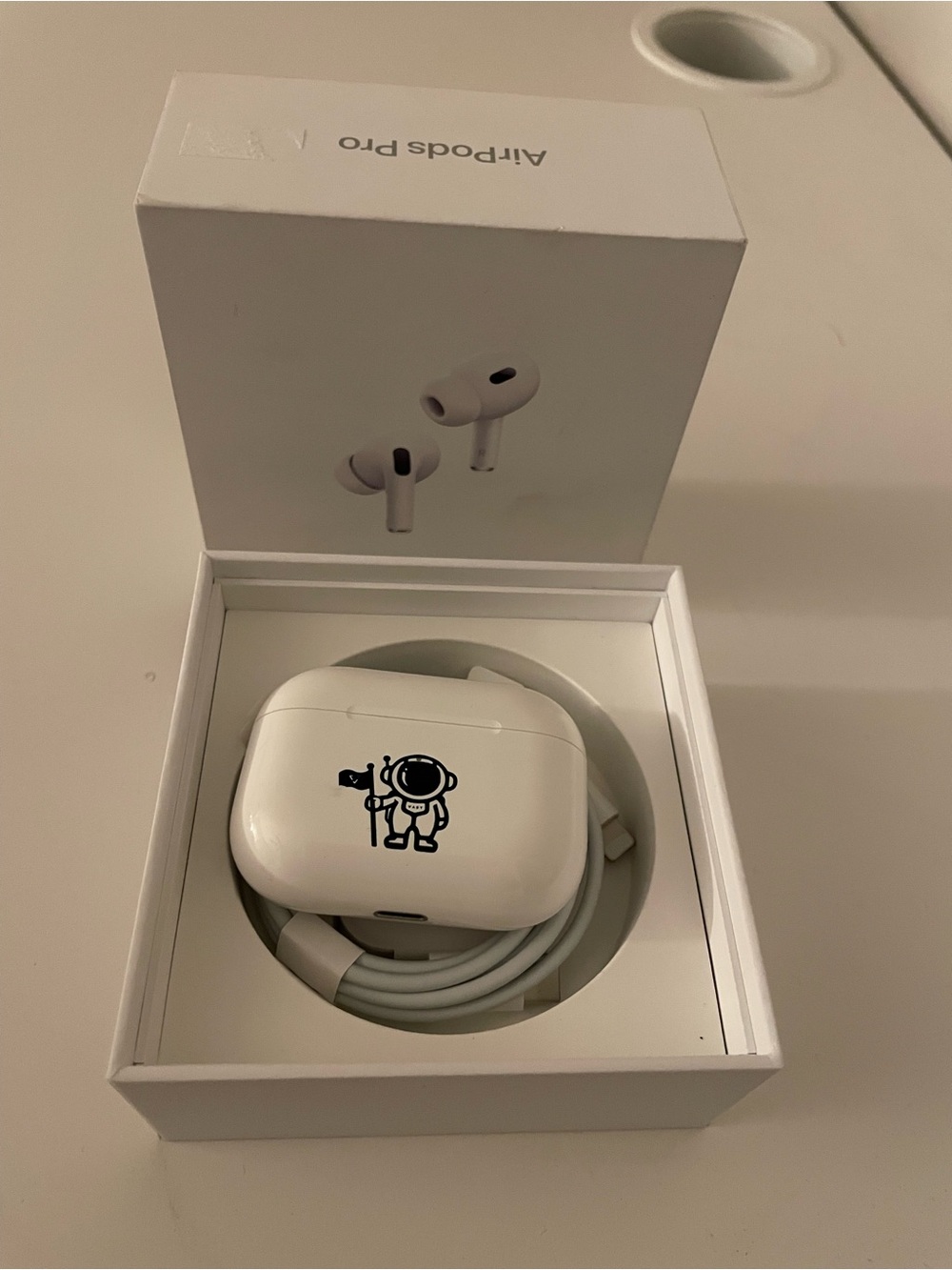 New Condition Airpod Pros First Generation Earbuds with case and charger.
